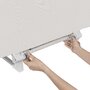 Protectie laterala pat, Lionelo, Lora, Pliabila, Sistem de blocare StandSafe, Geanta de transport inclusa, 105 x 45 cm, Bej - 6