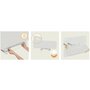 Protectie laterala pat, Lionelo, Lora, Pliabila, Sistem de blocare StandSafe, Geanta de transport inclusa, 105 x 45 cm, Bej - 16