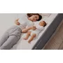 Protectie laterala pat, Lionelo, Lora, Pliabila, Sistem de blocare StandSafe, Geanta de transport inclusa, 105 x 45 cm, Bej - 12