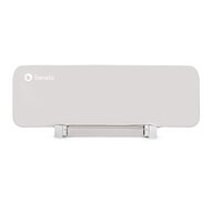 Protectie laterala pat, Lionelo, Lora, Pliabila, Sistem de blocare StandSafe, Geanta de transport inclusa, 105 x 45 cm, Bej