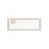 Protectie laterala pat, Primabobo, Classic, 140 cm, Inaltime reglabila 73-92 cm, Cu plasa respirabila, Prevazuta cu un buzunar, Bej