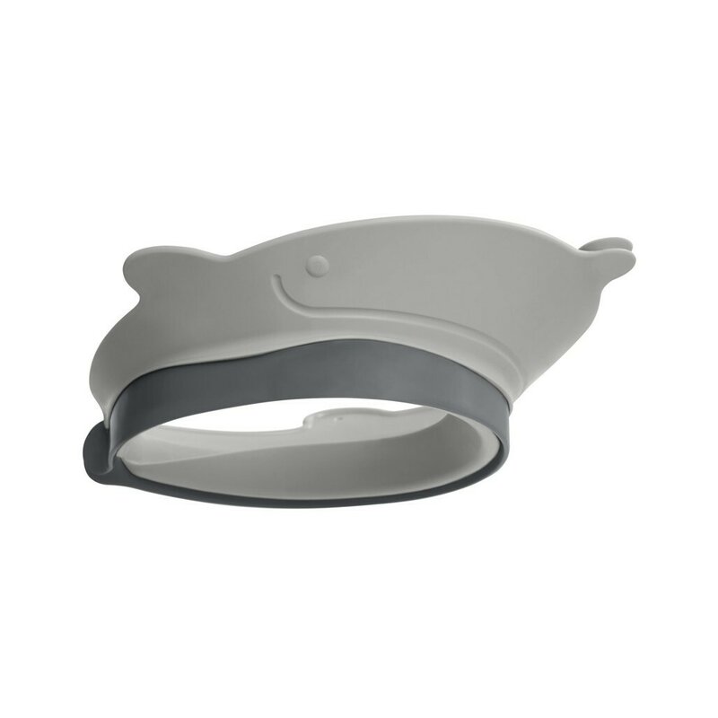 Protectie pentru ochi si urechi, Skip Hop, Impotriva apei si samponului, Cu sistem pentru agatare, Material flexibil, 6 luni+, Skip Hop, Marime universala, Gri