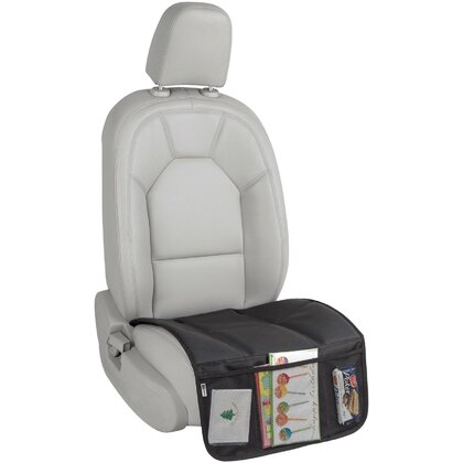 Protectie scaun auto, Bancheta si spatar, Cu organizator, 3 in 1, Dimensiune 123x48.5 cm, FreeON, Negru