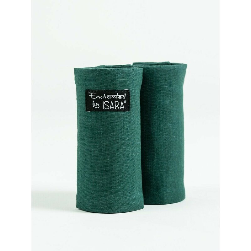 Isara - protectii reversibile evergreen linen