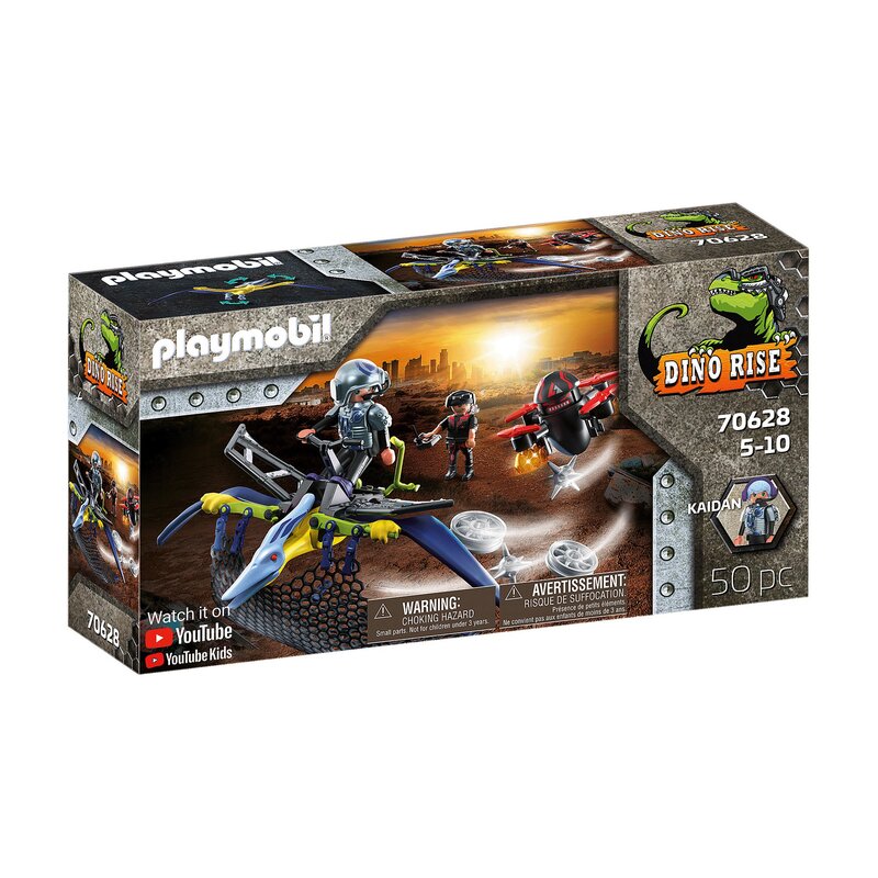 Playmobil - set de constructie pteranodon - lupta dronei , dino rise