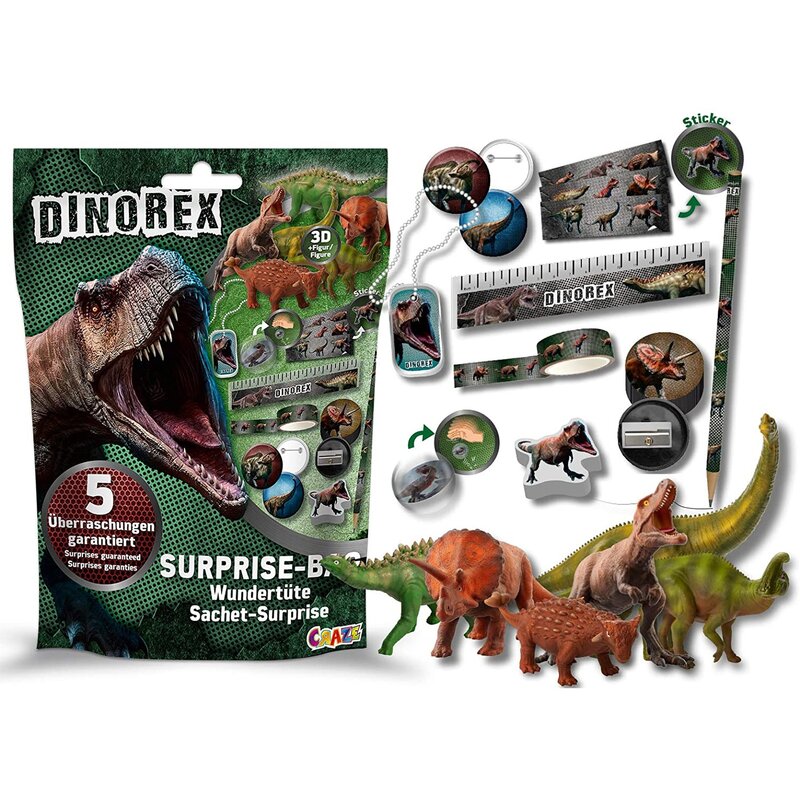Craze - Set figurine Dinozauri , Punga cu surprize