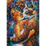 Puzzle 1000 piese - Dance Of The Cats In Love-Leonid Afremov - 1
