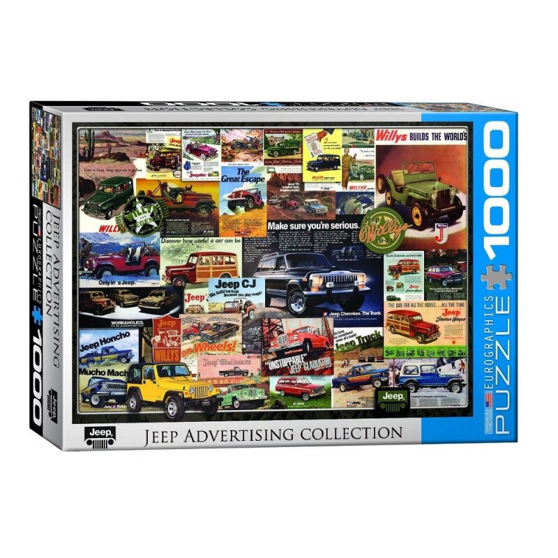 Puzzle 1000 piese jeep advertising collection