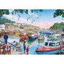 Puzzle 1000 piese - The Little Fishermen At The Harbour-Steve Crisp - 1