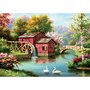Puzzle 1000 piese - The Old Red Mill - 1