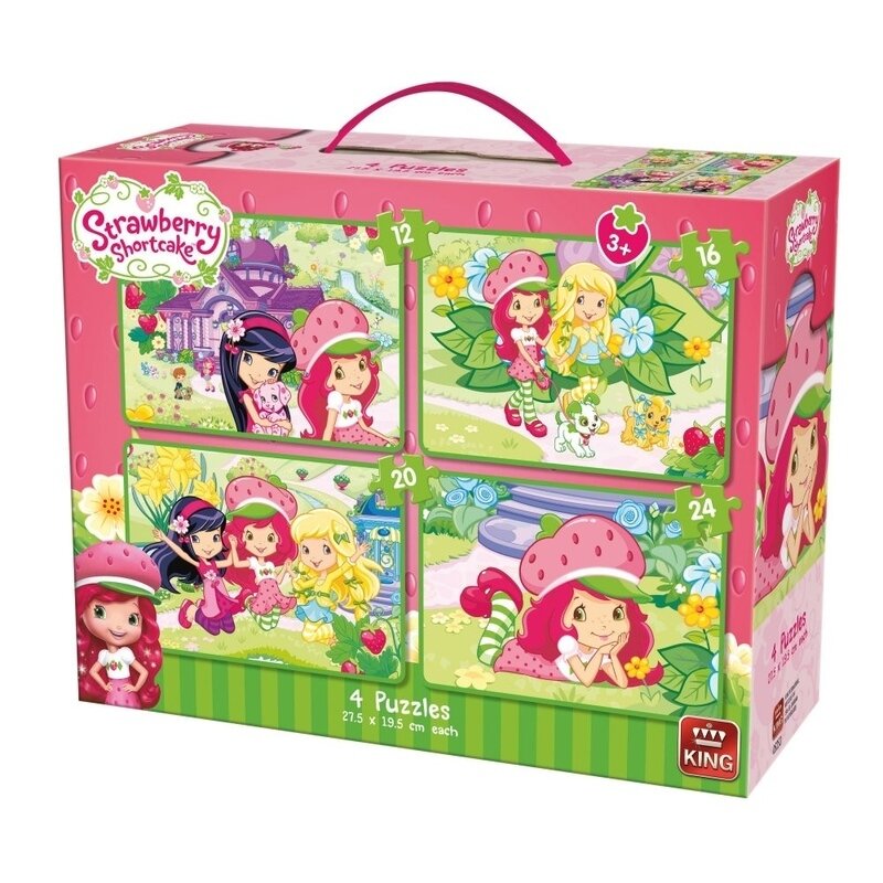 Puzzle 12 16 20 24 piese strawberry