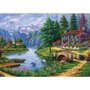Puzzle 1500 piese - Village By Lake - 1