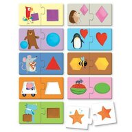 Sassi - Puzzle educativ Forme Cu carte Puzzle Copii, pcs  20
