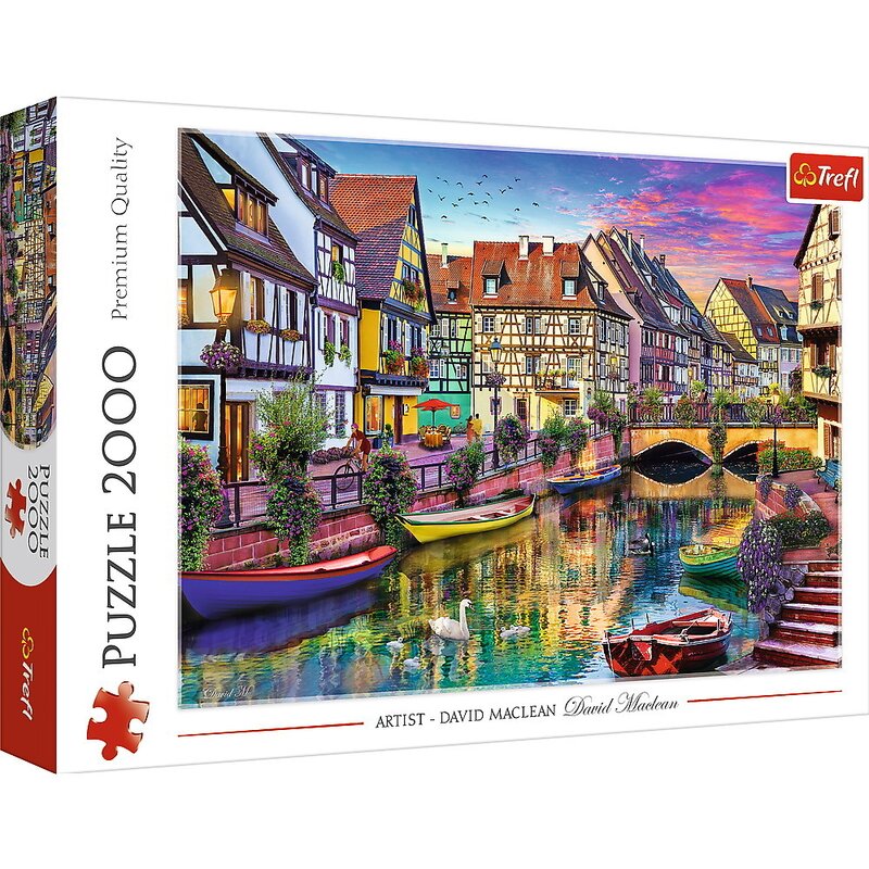 Trefl - puzzle peisaje colmar franta , puzzle copii, piese 2000