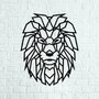 EWA - Puzzle din lemn Lion , Puzzle Copii , Decorativ 3D, piese 250 - 2