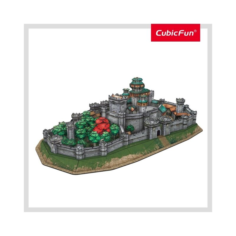 Cubicfun - puzzle 3d game of thrones - winterfell puzzle copii, piese 430