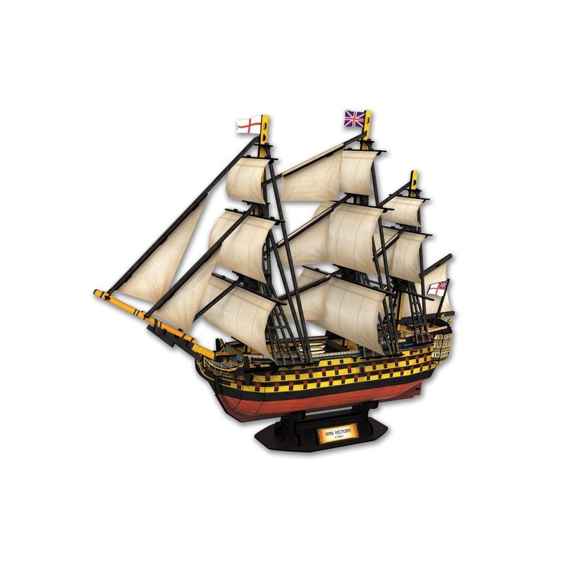 CUBICFUN - Puzzle 3D Nava HMS Victory Puzzle Copii, piese 189