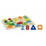 Viga - Puzzle din lemn Numere si forme , Puzzle Copii, piese 20 - 4