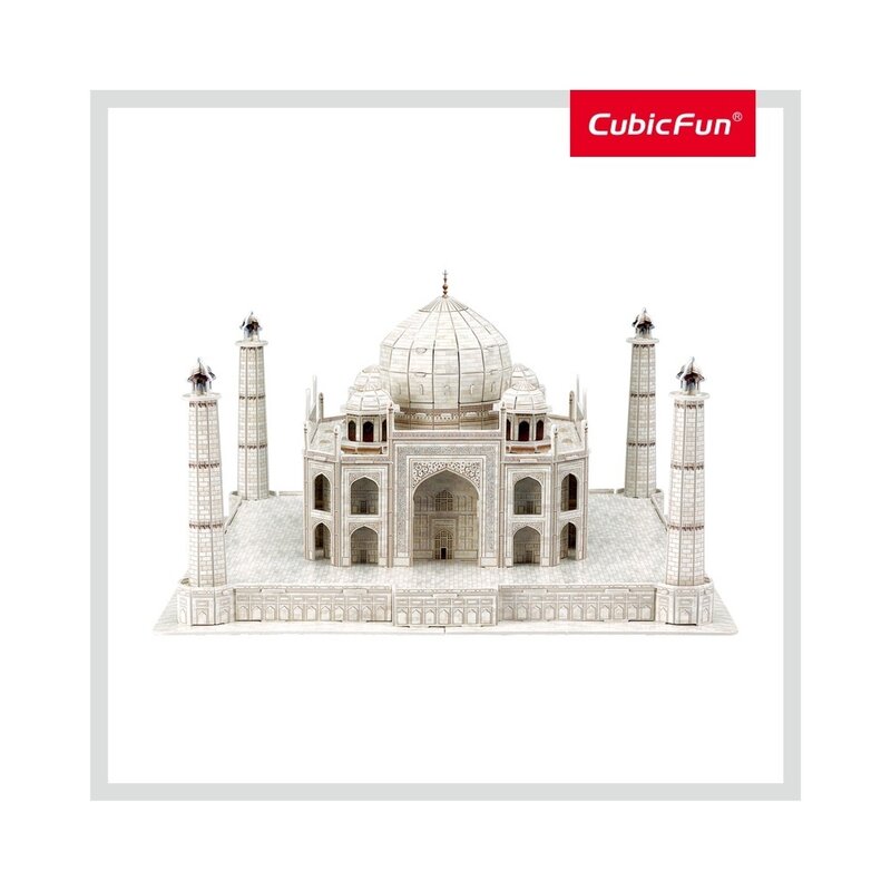 CUBICFUN - Puzzle 3D Taj Mahal Cu brosura Puzzle Copii, piese 87