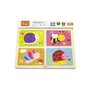 Viga - Puzzle din lemn Insecte , Puzzle Copii ,  4 in 1, piese 16 - 2