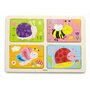 Viga - Puzzle din lemn Insecte , Puzzle Copii ,  4 in 1, piese 16 - 1