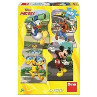 Puzzle personaje Plimbare prin oras cu Mickey si prietenii , Puzzle Copii , 4 x 54 piese, piese 216