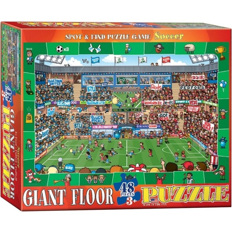 Puzzle 48 piese spot & find soccer
