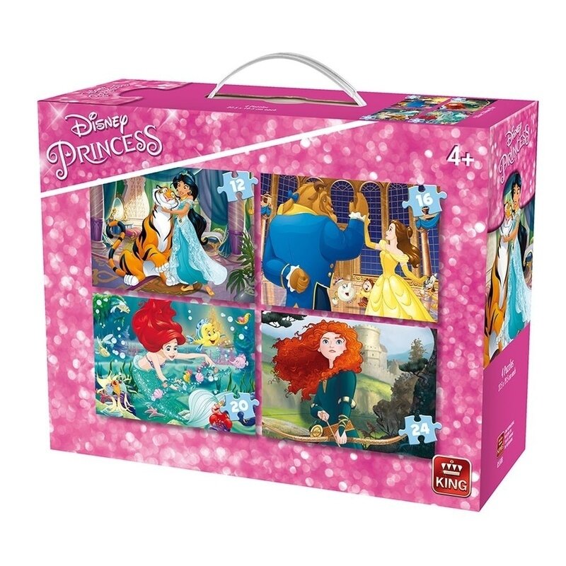 Puzzle 4in1 4 Princesses