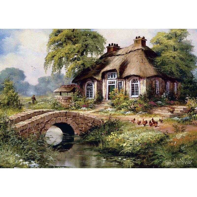 Puzzle 500 piese - green village-reint withaar