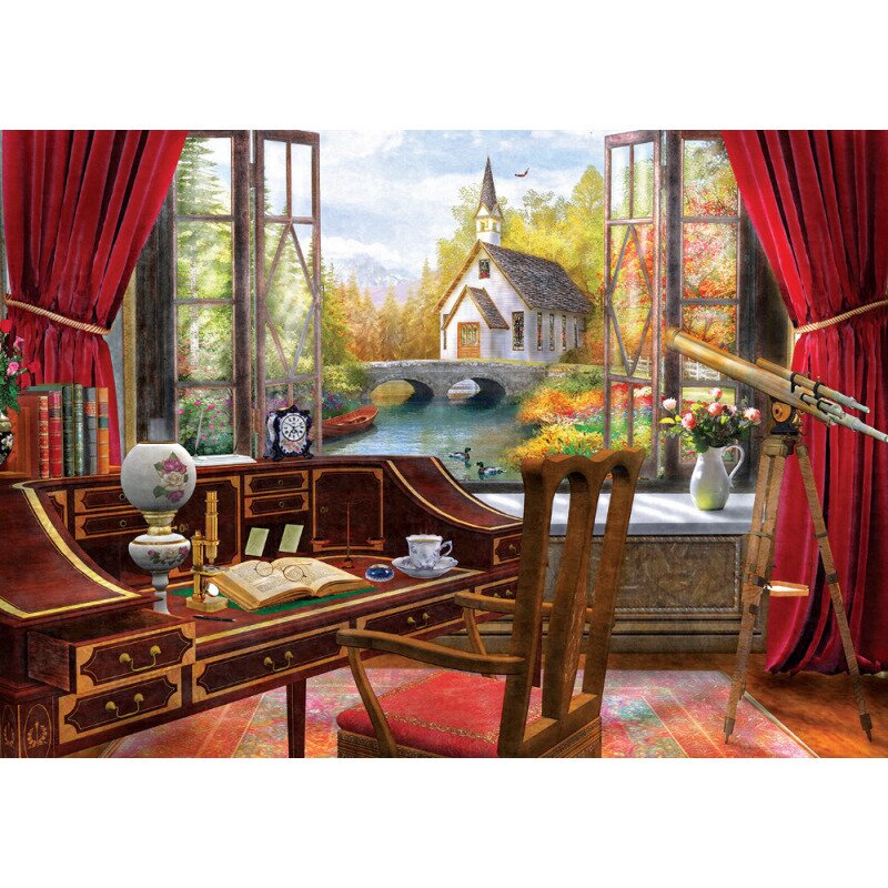 Puzzle 500 piese - study view-dominic davison