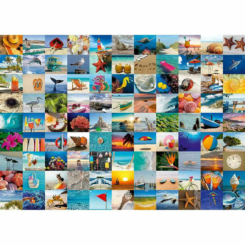 Puzzle 99 De Clipe Petrecute La Mare, 1000 Piese