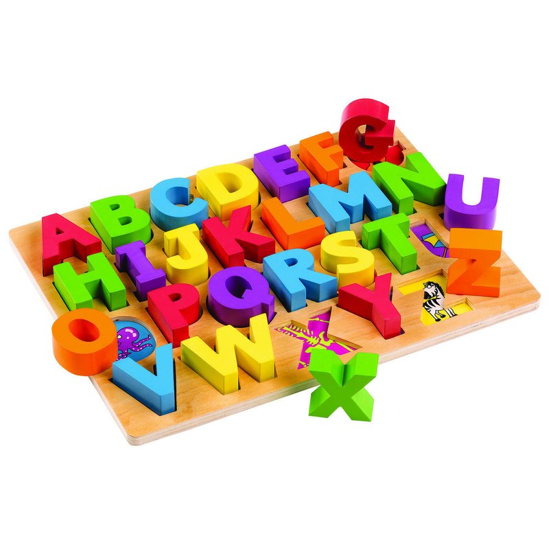 Tidlo - puzzle alfabet litere mari