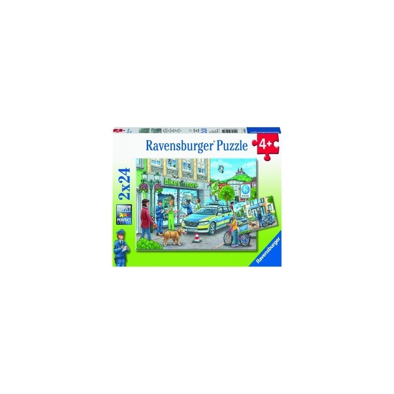 Ravensburger - puzzle ancheta politie, 2x24 piese