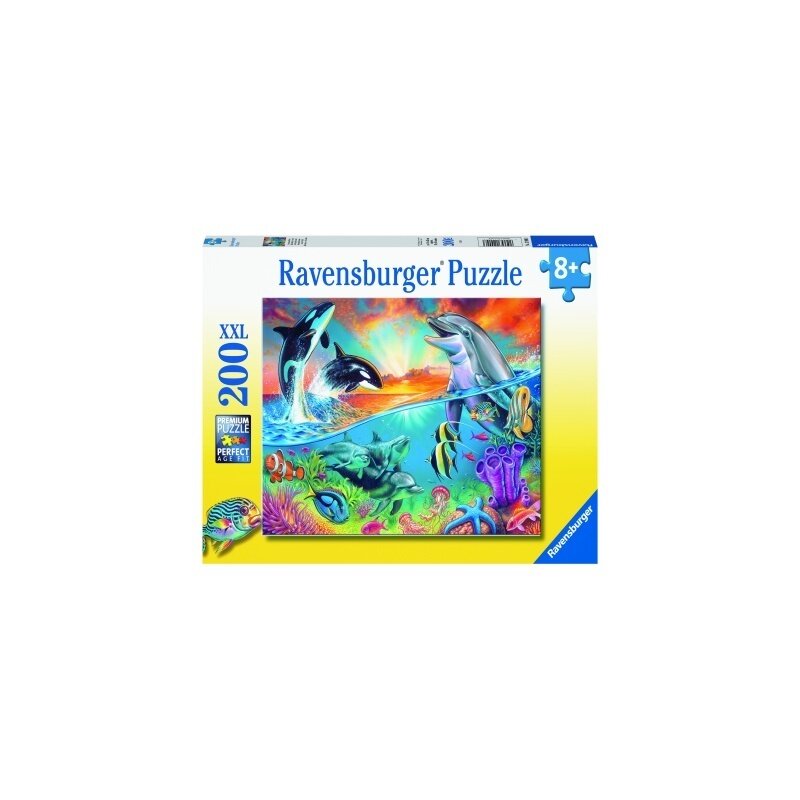 Ravensburger - puzzle animale din ocean, 200 piese