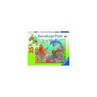 Ravensburger - PUZZLE ANIMALE DIN OCEAN, 35 PIESE
