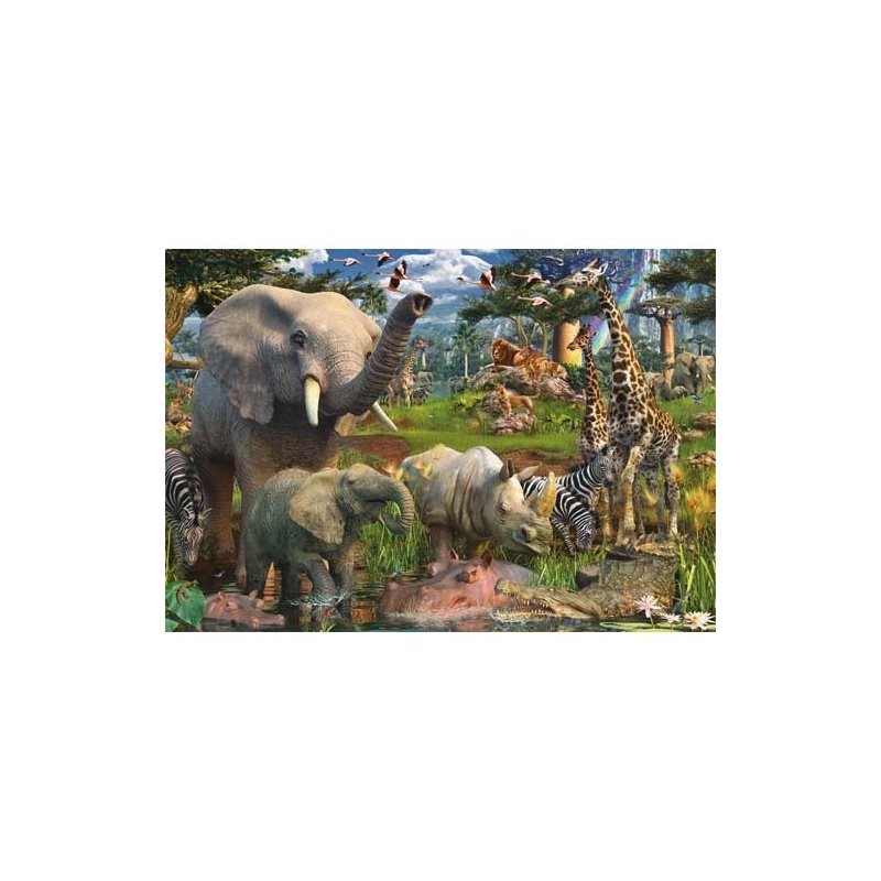 Ravensburger - Puzzle Animale in salbaticie, 18000 piese