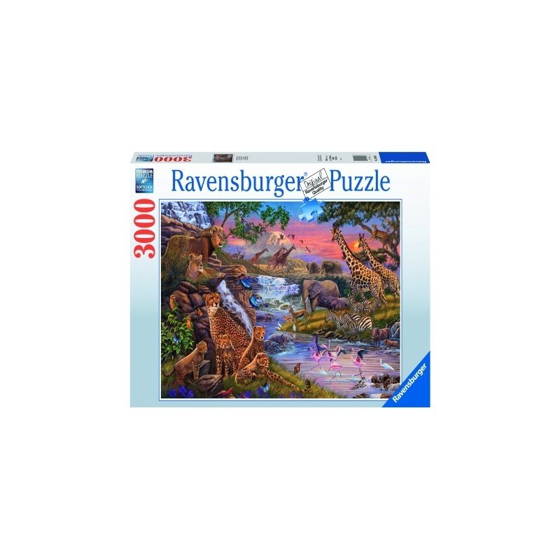 Ravensburger - PUZZLE ANIMALE SALBATICE LA RAU, 3000 PIESE