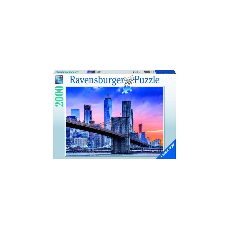 Ravensburger - puzzle apus pod new york, 2000 piese