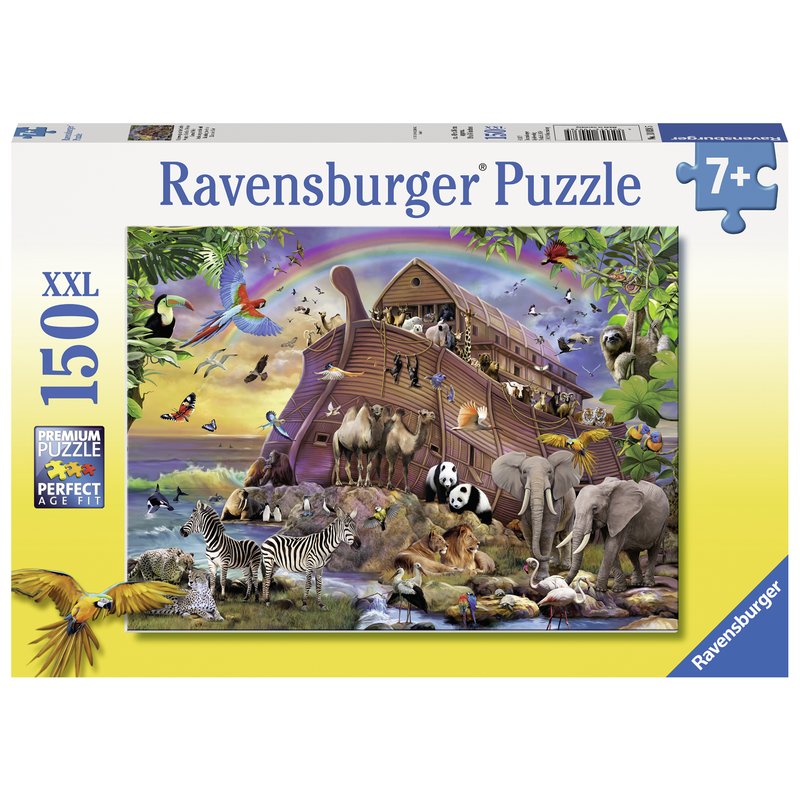 Ravensburger - Puzzle Arca cu animalute, 150 piese