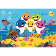 Ravensburger - Puzzle personaje Baby shark Puzzle Copii, piese 48