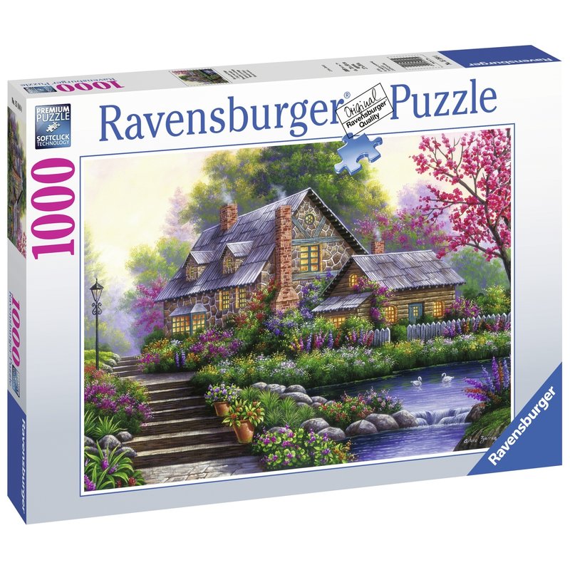Ravensburger - puzzle cabana romantica, 1000 piese