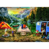 Ravensburger - Puzzle Camping, 1000 Piese