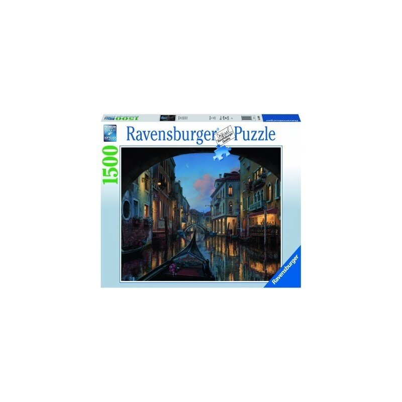 Ravensburger - puzzle canal venetia, 1500 piese