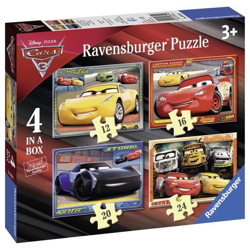 Ravensburger - Puzzle Cars, 12/16/20/24 piese