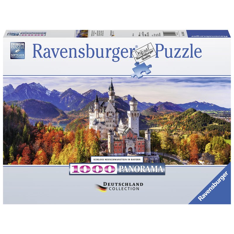 Ravensburger - puzzle castel neuschwanstein, 1000 piese