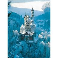 Ravensburger - Puzzle Castelul Neuschwanstein iarna, 1500 piese