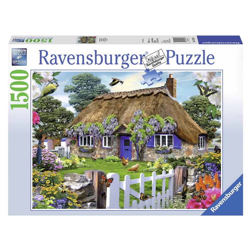 Ravensburger - puzzle casuta in anglia, 1500 piese