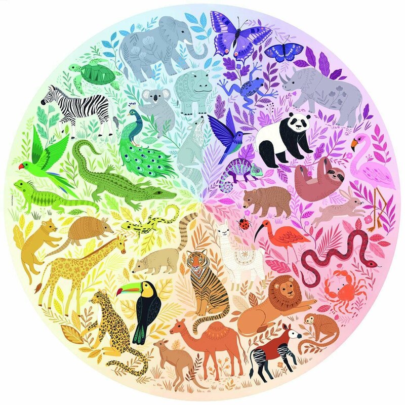 Ravensburger - Puzzle Cerc Animale, 500 Piese