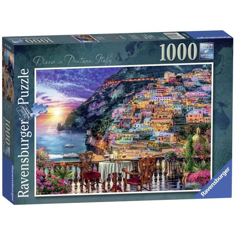 Ravensburger - Puzzle Cina in Positano, 1000 piese