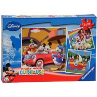 Ravensburger - Puzzle Clubul Mickey Mouse , 3x49 piese